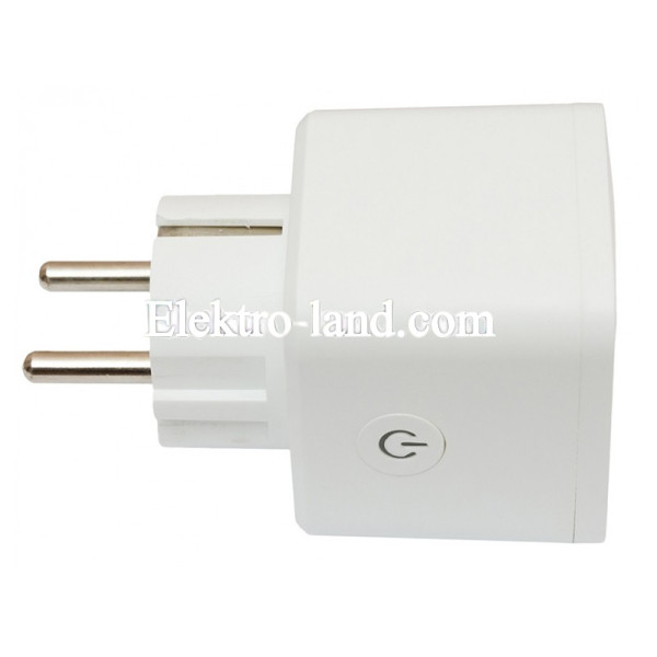 Умная WIFI розетка с заземлением LUXEL sm-05 белая